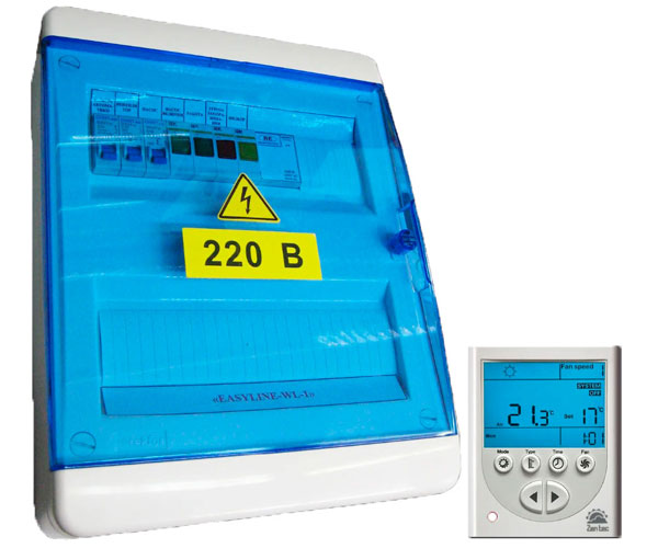 Шкаф управления вентиляционной установкой с водяным нагревателем EASYLINE WS-1/0.5/R