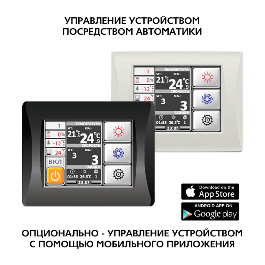 Приточная установка ФЬОРДИ ВПУ-800 EC W-GTC