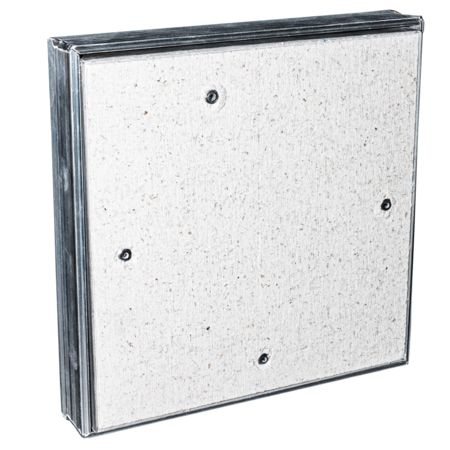 Люк ревизионный D Ceramo 500х400 скрытый монтаж съемный алюминий EVECS