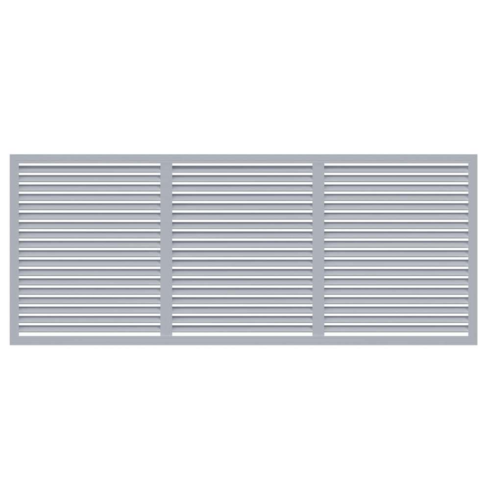 Экран радиаторный ПР фланец 600х1500 пластик Gray ERA