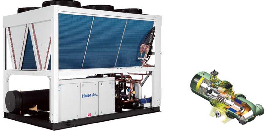 Винтовой чиллер Haier CI0820PANF с воздушным охлаждением