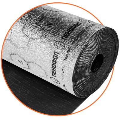 ПЕНОФОЛ BLACK C 10 мм, рулон 1,2×15 м (18 м²)