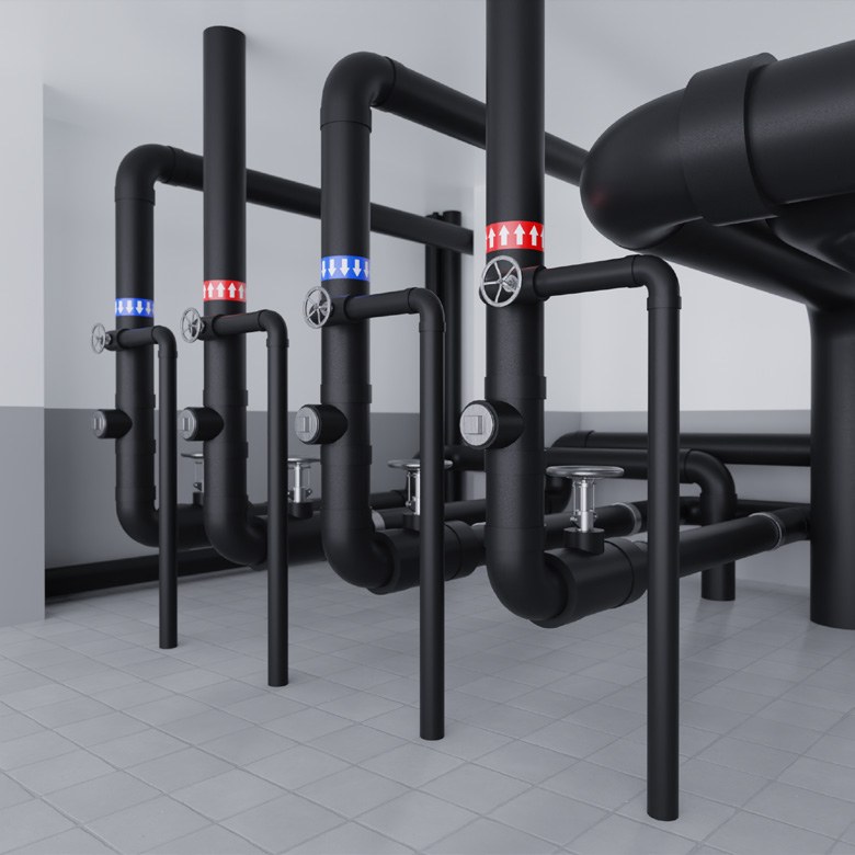 Трубка теплоизоляционная РУ-ФЛЕКС СТ 32×28 мм, 2 м